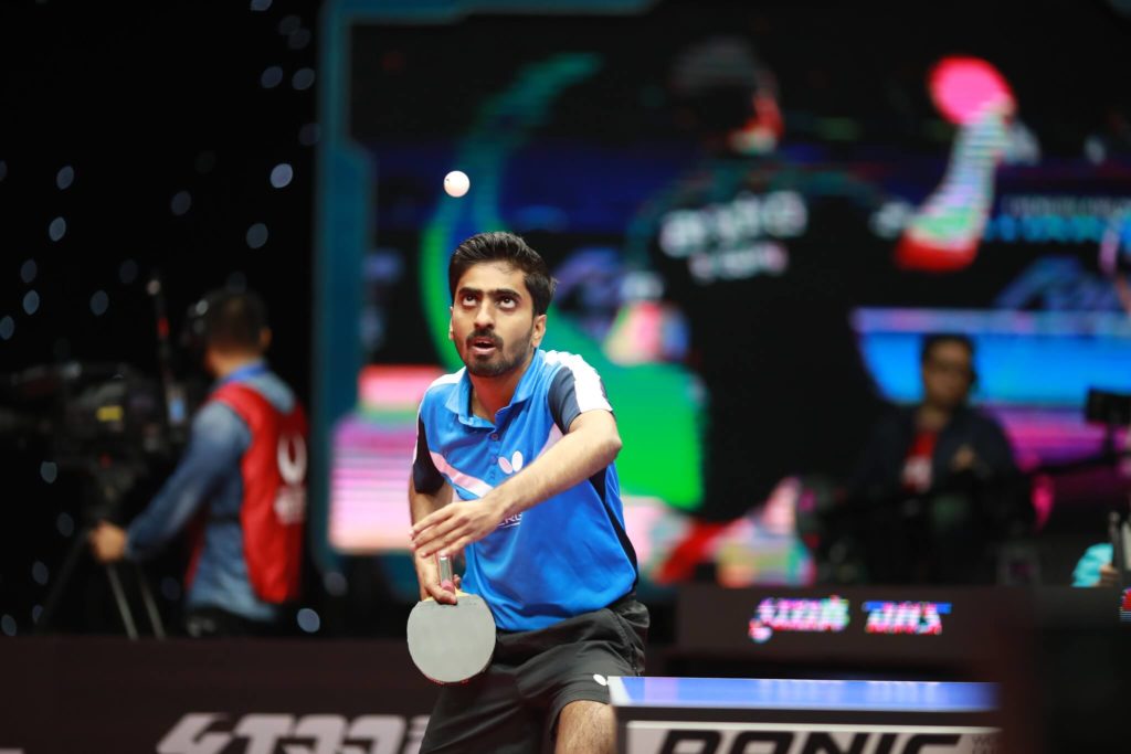 Paddler G. Sathiyan became the lone Indian to compete at the ITTF World Cup