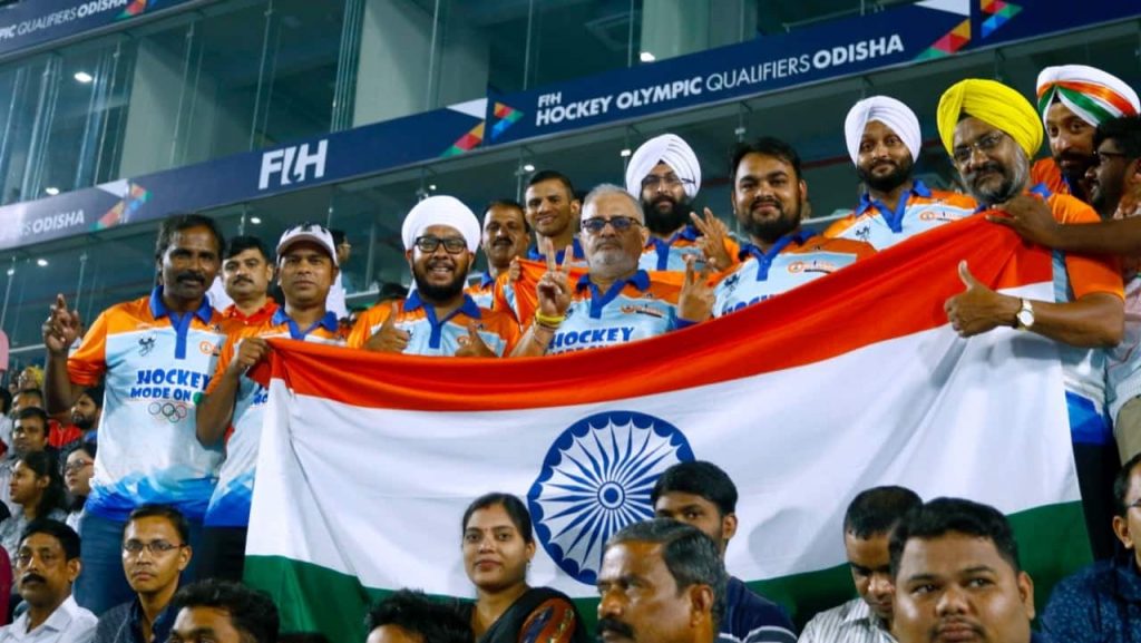 Indian hockey team fans