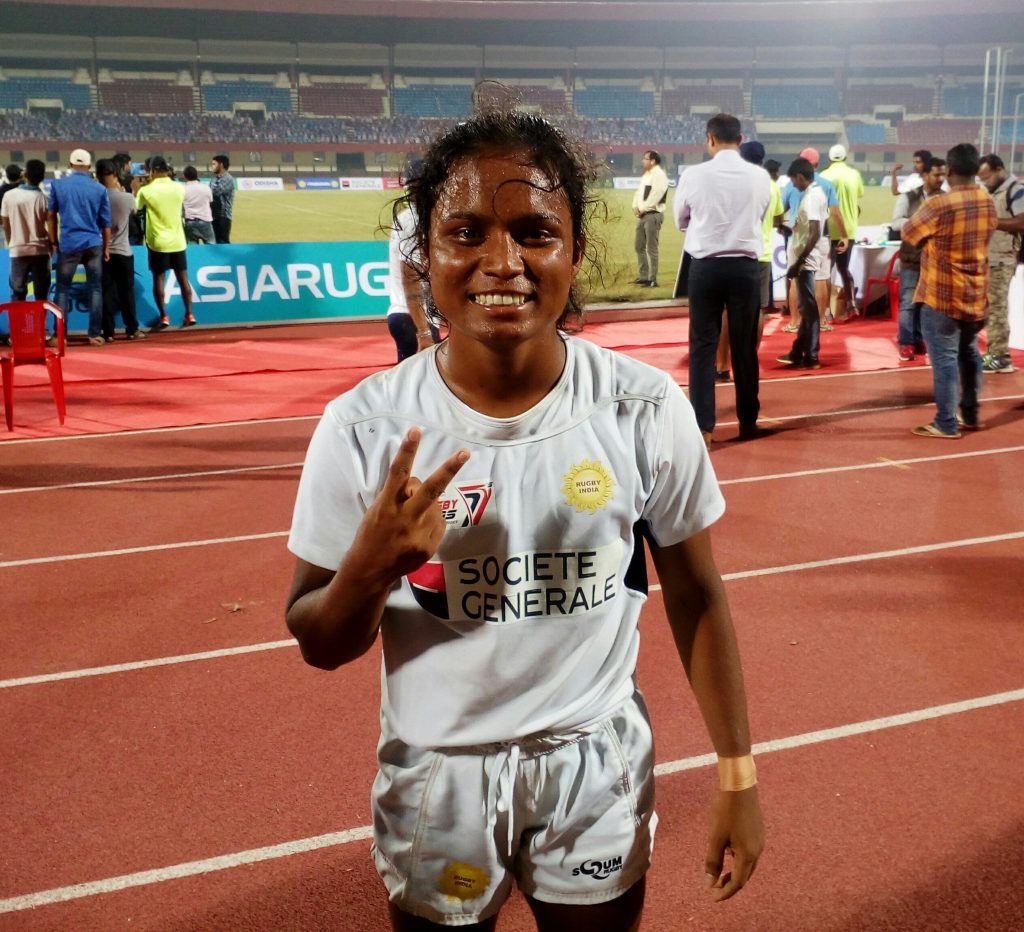 Within three years she was in the national U17 team, and in 2018 she was in the senior national team. 