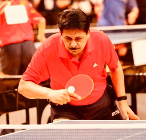 Desai has not taken a break from competitive table tennis in the last 58 years (
