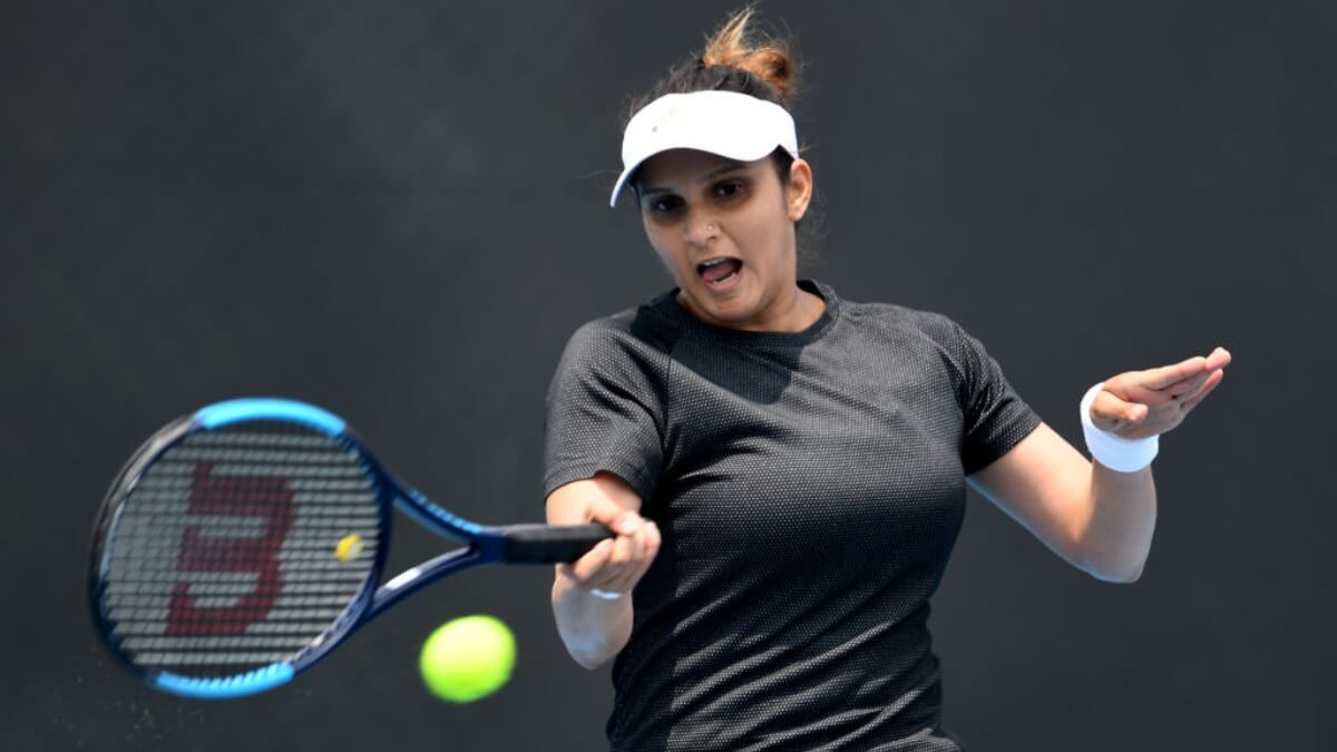 Sania Mirza was criticised for wearing women’s tennis attire which is not suited to Islam (Image: Sania Mirza/Twitter)