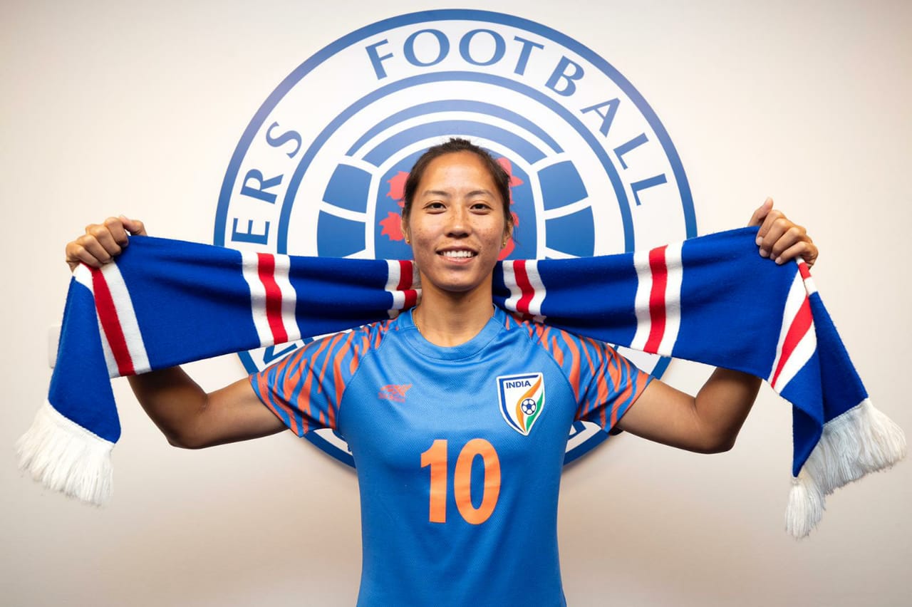 Bala Devi is the first Asian player for Rangers FC. 