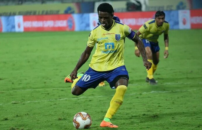 Bartholomew Ogbeche's 72nd minute penalty helped Kerala Blasters upstage Bangalore FC (Image: ISL)