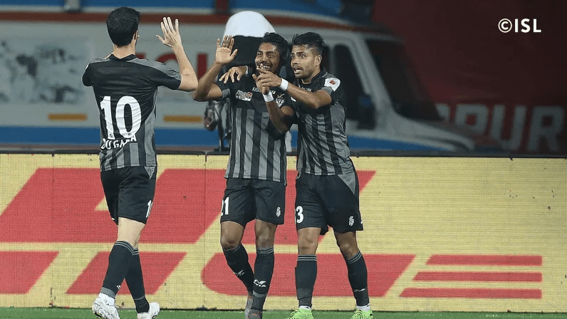 Krishna (2nd, 75th) and Edu Garcia (59th) were the goal-scorer for ATK as the visitors secured their ninth win of the season. (Image: ISL)
