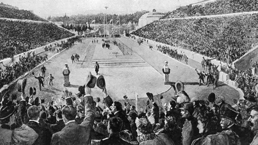 1896 Athens Olympics | Source: Mental Floss
