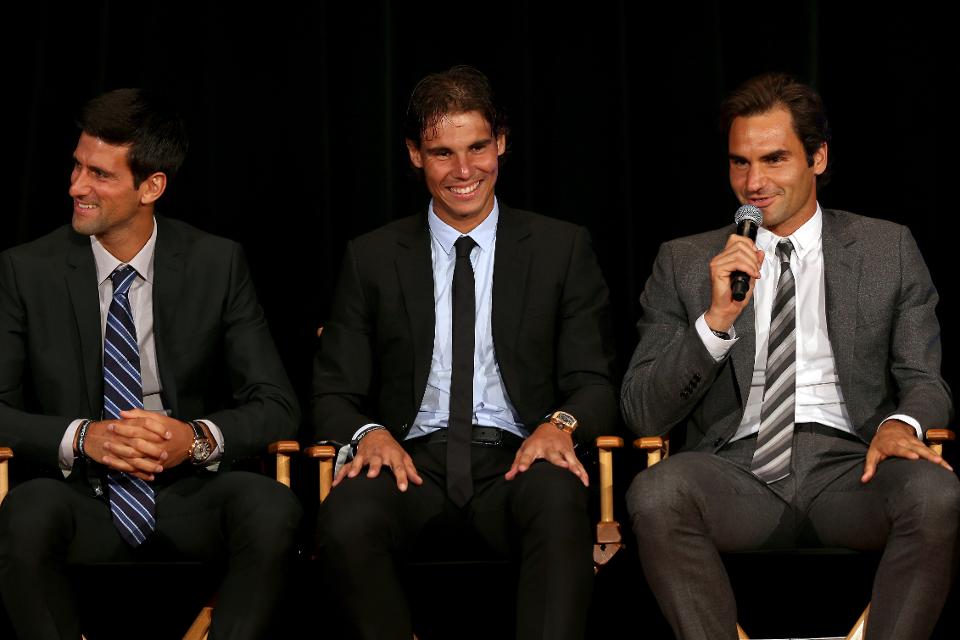 Novak Djokovic Rafal Nadal Roger Federer