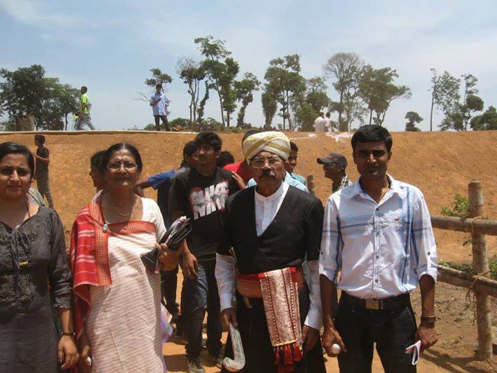 Pandanda Kuttappa with his family members