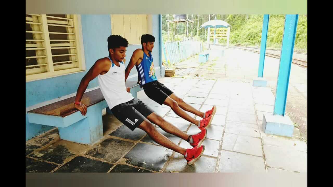 Athletes busy training at the Welling Station (Source: Mohamed Azarudeen)