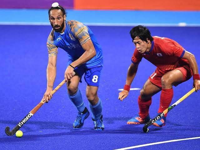 Sardar Singh at the Commonwealth Games in 2018