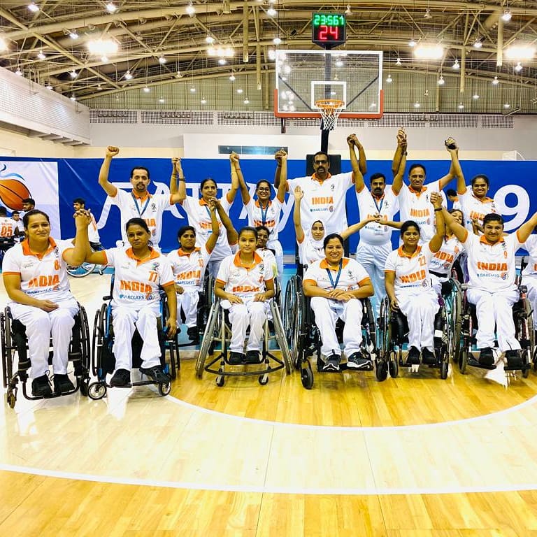 Indian women's wheelchair basketball team