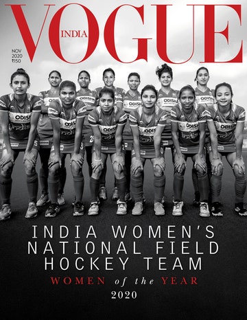 India Womens National Field Hockey Team Vogue India November 2020 cover