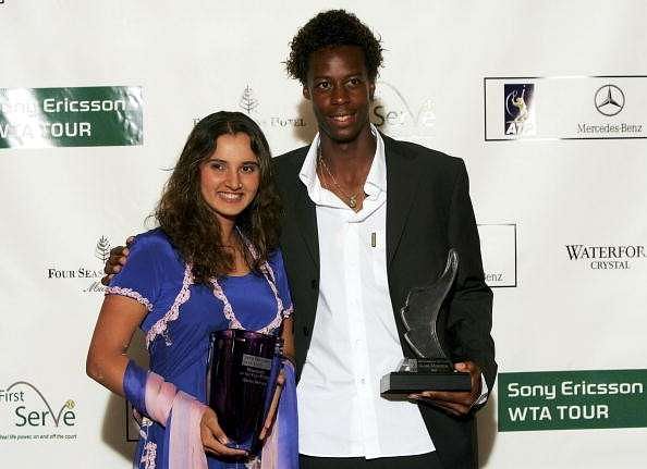 Then 19-year-old Sania Mirza (women's) bagged the WTA Newcomer of the Year award while Gael Monfils earned ATP (men's) Newcomer honour