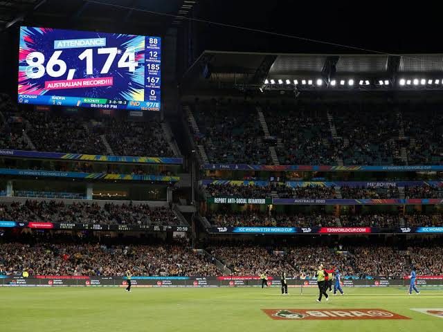Record spectators at Women’s T20 World Cup Final