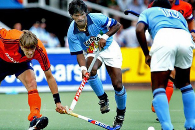 Dhanraj Pillay in a match against Netherlands (Source: Outlook)