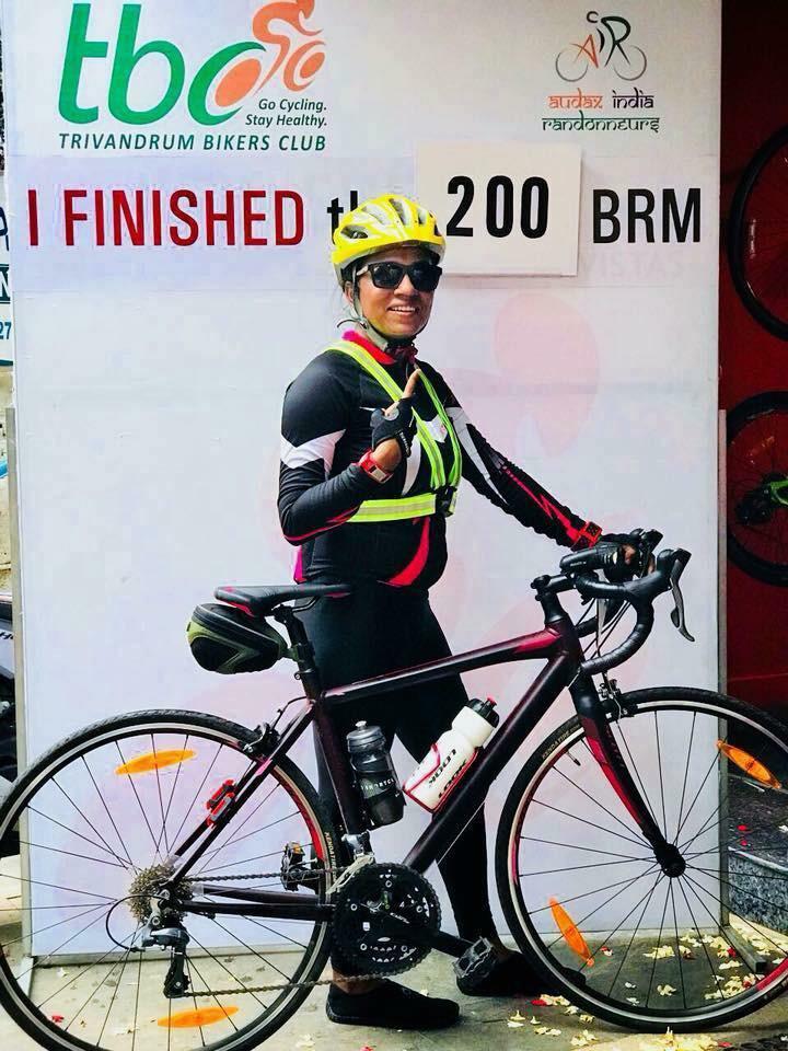 Gopika Nandu rode the 600-km brevet from Kochi-Palakkad-Attingal without any rest while tackling flat tyres.