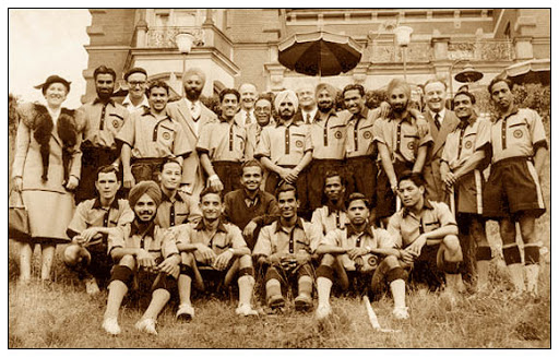 Indian hockey team at the 1952 Helsinki Olympics