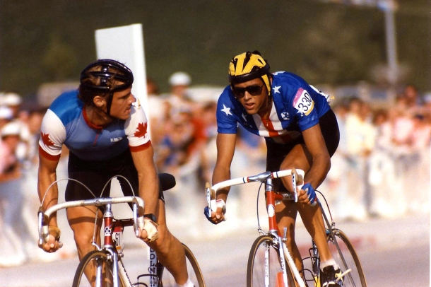 In 1984, Grewal edged past the crowd-favourite Canada's Steve Bauer in a dramatic final-lap showdown (Source: Pink Lightning 2014)
