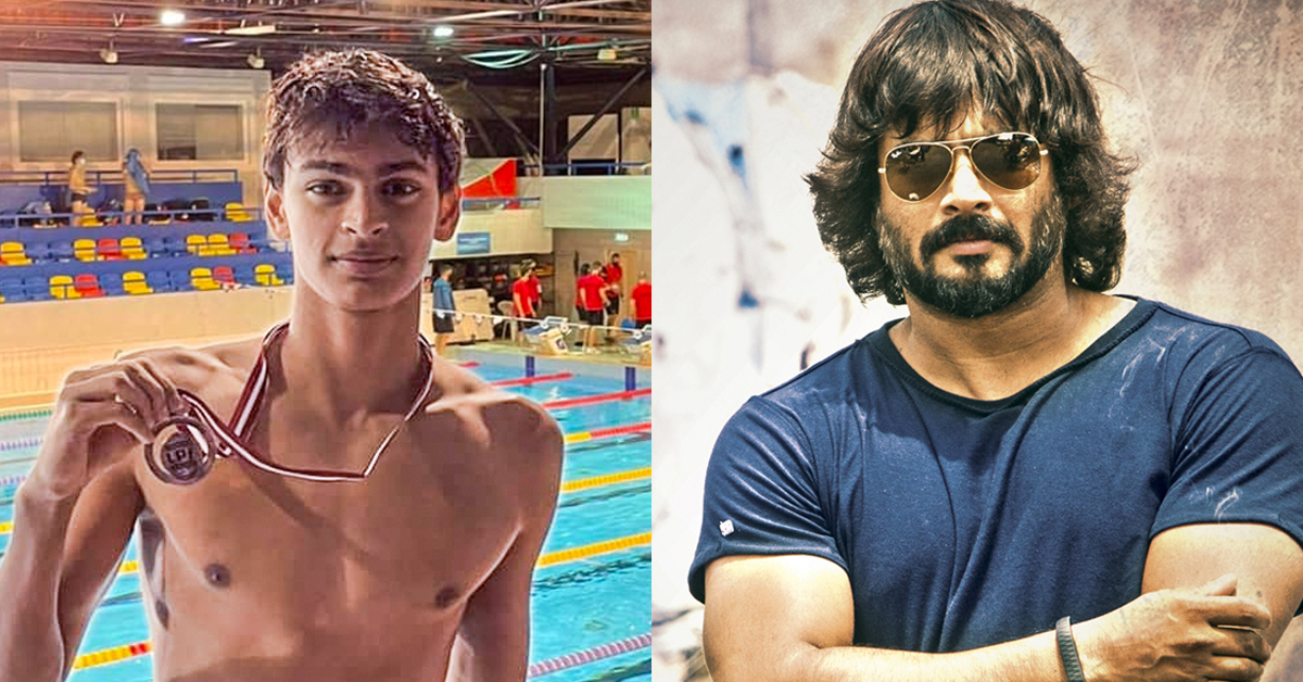 Madhavan's son Vedaant wins bronze for India in swimming